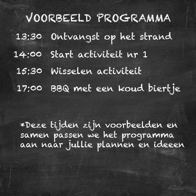 voorbeeldprogramma bedrijfsuitje noord holland